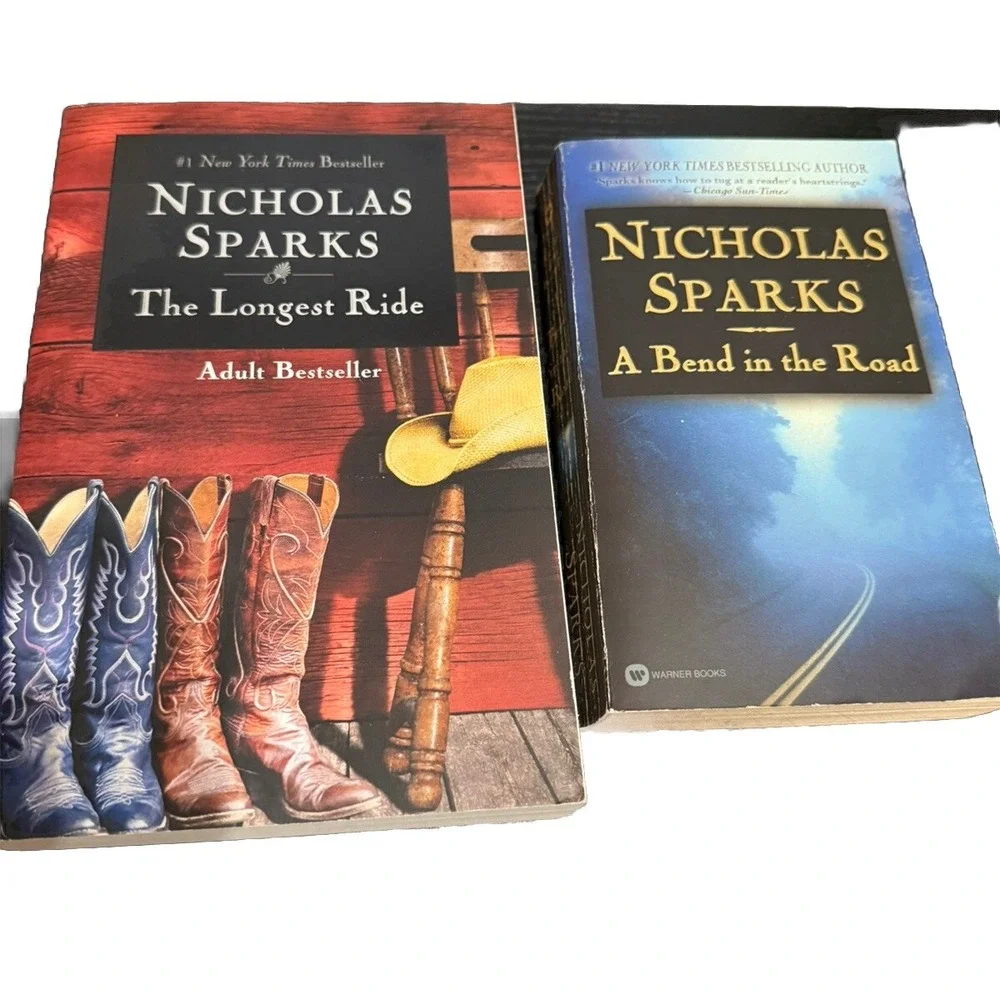 Nicholas Sparks Romance‎ 2 PB The Longest Ride, & A Bend In The Road